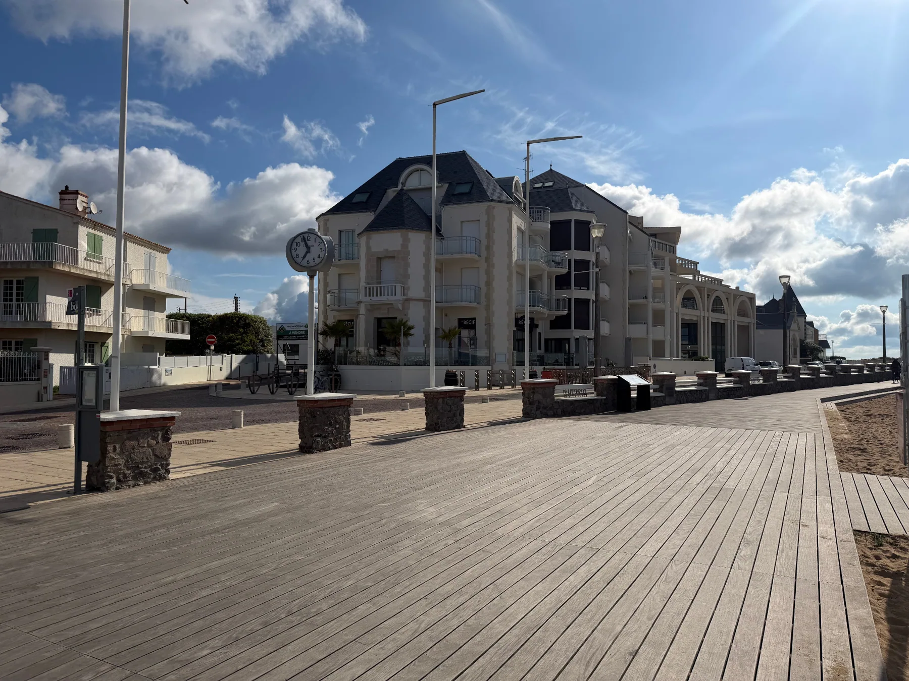 Promenade côté mer